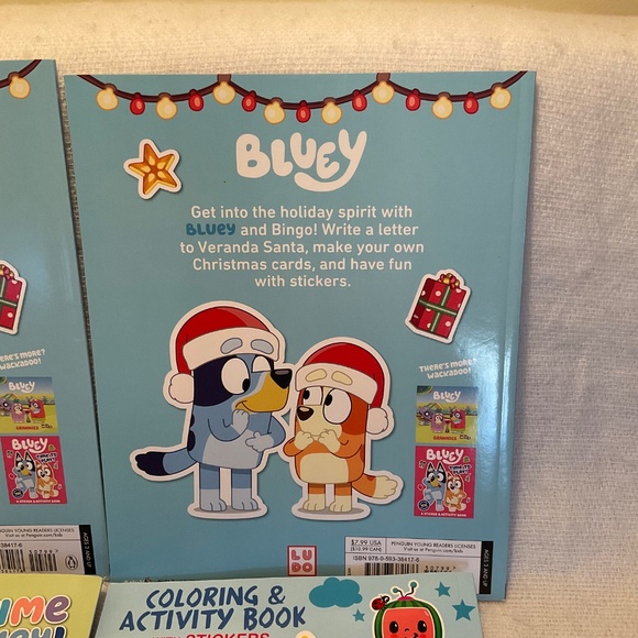 Bluey and Cocomelon Coloring & Sticker Book Bundle (set of 4) - Picture 7 of 8